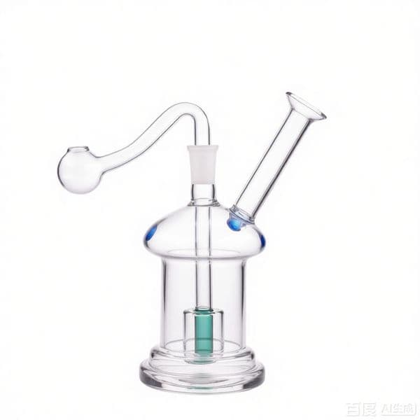 10mm female colorful Mini Mushroom Shape glass oil burner pipe hookah Glass Smoking tobacco bongs with smoking banger bowl