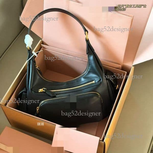 Designer bag Luxury bag Miu Zhang Yuanying Same Style Show Vintage Handbag Retro Fashion Versatile Office Commute Flap Killer Bag For Women bcc4