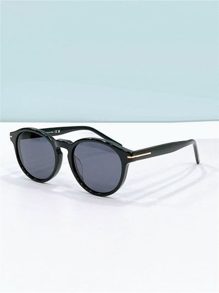 New fashion design Artistic 2026 cat eye sunglasses 0591 acetate frame round lens style simple and popular versatile outdoor uv400 eyewear