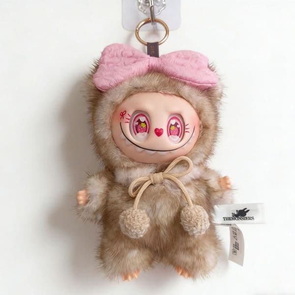 High qulity keychain doll Blind box doll with box Figure Face doll clothes Bag Charms Doll Keychain