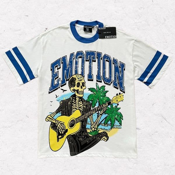 Mix Emotion Shirt Men Womens Clothing Breathable Cotton T-Shirt High Street Personality Emotion Cartoon Print Short Sleeve Summer Tops Tee Mixed Emotion ga896