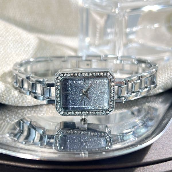 New Gradient Fashion Women's Rhinestone Square Bracelet Simple Sparkling Starry Sky Quartz Watch