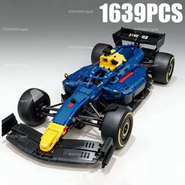 1361/1639PCS+ Technical Race 42206 42207 Mechanical Group Series Building Blocks Kits MOC Display Model Car Gift for Kid