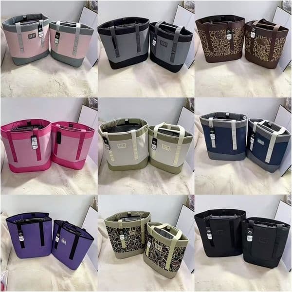 2026 US Stock 35L / 20L Thermal Insulated Box Tote Cooler Handbag Portable Lunch Bags Waterproof Bento Pouch Food Delivery