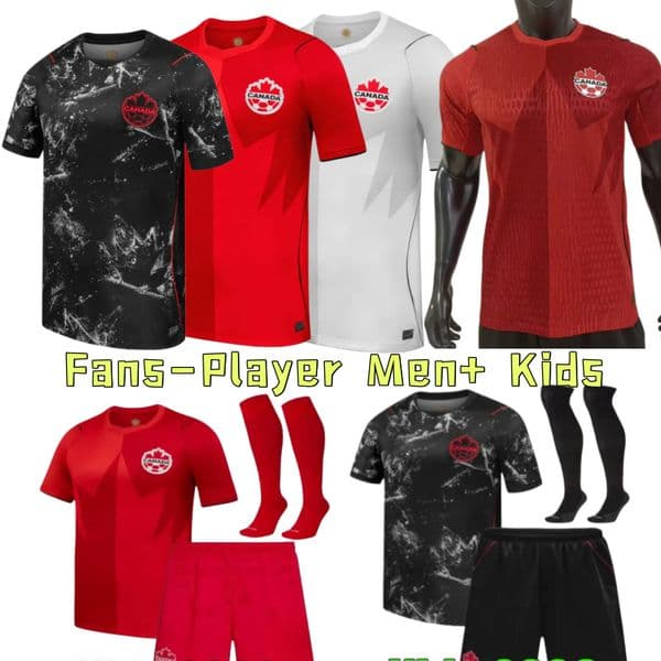 2026 world cup Canada Soccer Jerseys JDAVID Men kids kit Uniforms national team 26 27 DAVIES ARIN UGBO CAVAINI MIAR FRASER football shirt T home away c2