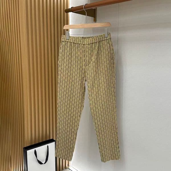 High quality designer, women's clothing, women's pants, vintage floral pants, women's classic printed pants, casual and fashionable versatile