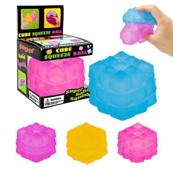 Color Maltose Cube Kneading Music Kneading Slow Rebound Magic Ball Stress Relieving Artifact Party Gift Adult Kid Relieving Tool