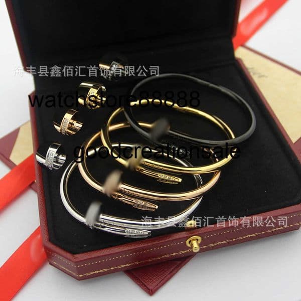 Nail brand Nail designer bracelet Kaga Nail Bracelet Coarse Edition Fine Edition Half Diamond Non Diamond Mens and Womens Situation Bracelet
