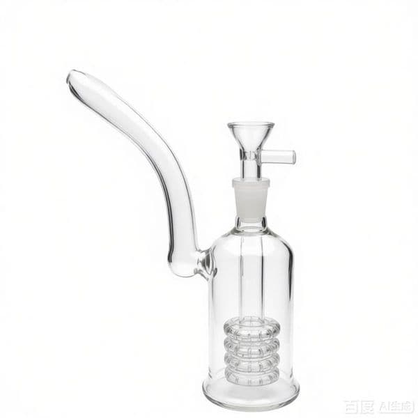 Thick heady Mini Glass oil burner Bongs Water Pipes Bubbler Glass Beaker Hookahs Water Bong Smoking tobacco pipe With 14mm male smoking tobacco accessory