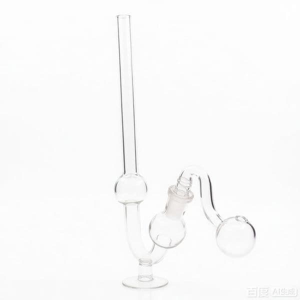 14mm Female Travel thick heady glass hookah mouthpiece adapter with glass oil burner bowl J hook water bong smoking with Stand base