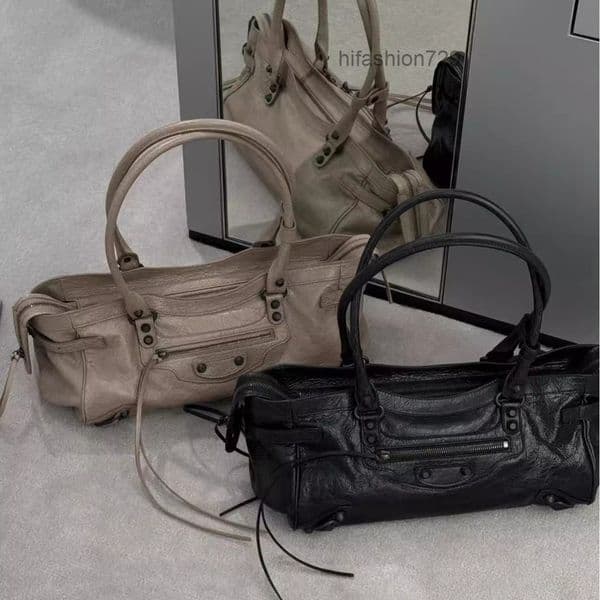 10A top quality le city designer bag neo cagole shoulder bag tote bag motorcycle bag fashion shopping bag handbag 10a genuine leather bags designer women bag M0Y7
