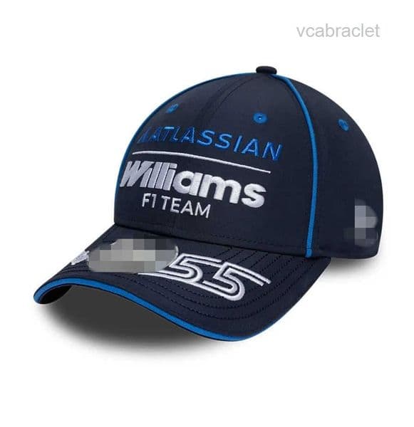 Sainz Cap F1 2026 Williams Racing team Moto Gp baseball cap hollow mesh embroidered snap button suitable for business gifts