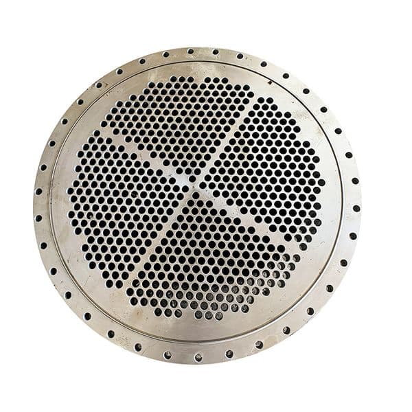 Tube Sheet And Baffle Plate Assembly CNC Precision Drilling Pressure Corrosion Resistant Parts For Pressure Vessel Heat Exchanger