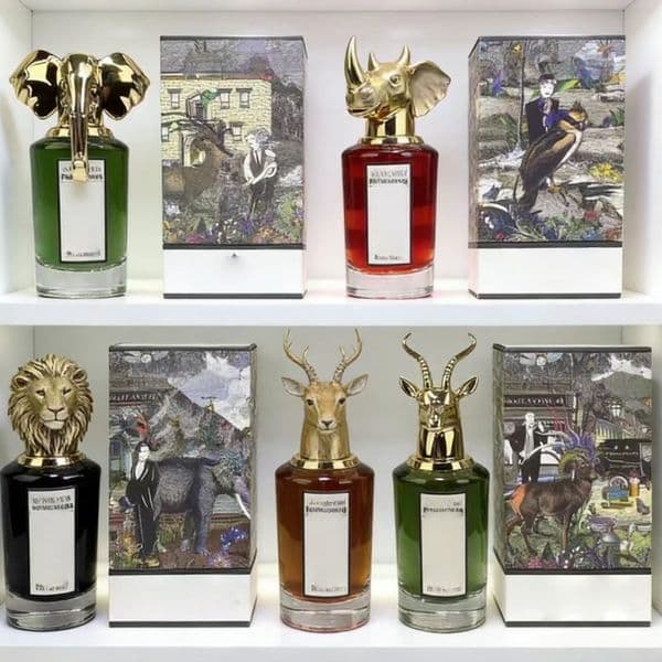 Perfume cologne with receipts essence 75ml Beast head series goat horse head deer head fox dragon lion elephant hunting dog capricorn sheep eagle cock sparrow