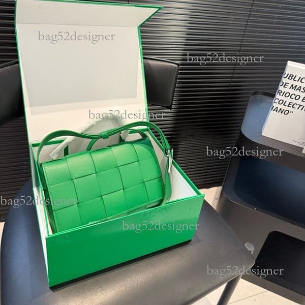 Designer bag Luxury bag New Woven Casual Simple Versatile Shoulder Fashion Cowhide Tofu Large Capacity Pillow Bag