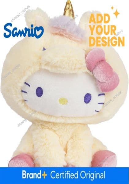 GUND Sanrio Hello Kitty Unicorn Plush Toy Premium Stuffed Animal for Ages and Up Yellow