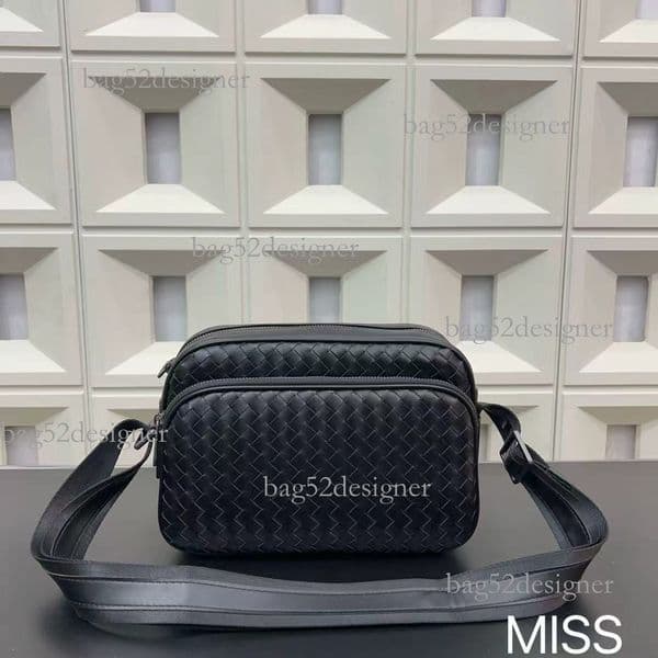 Designer bag Luxury bag New Handwoven Small Square Style Men S Messenger Single Shoulder Crossbody Business Bag