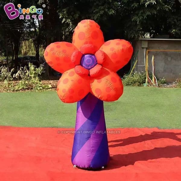 Cartoon flower inflatable flowers - perfect for outdoor and shopping mall blower decoration