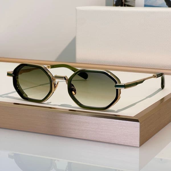 Sunglasses For Men Women Fashion SQUADRA Summer Designer Stylish High Street Catwalk Style Anti Ultraviolet UV400 Metal Polygon Full Frame Glasses With Box