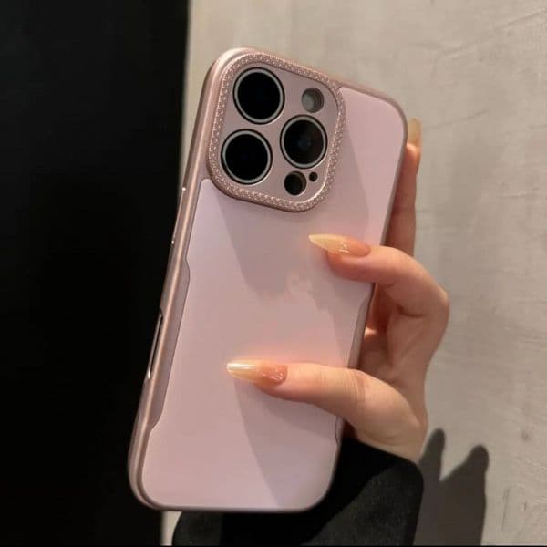 Matte Frosted Slim Waist Blade Case for iPhone, Minimalist Luxury Cover