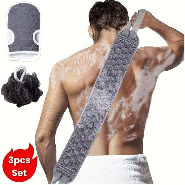 Hygienic Triple Pack: Exfoliating Bathroom Essentials
