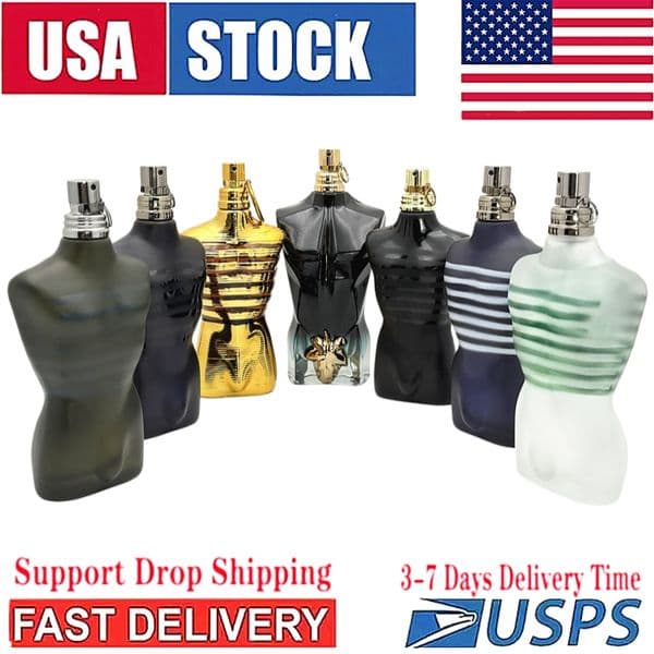 US Stock Fast Delivery 3-7 Days JPG Male Cologne Designer Perfume Man Fragrance Eau De Parfum Long Lasting Scent Aftershave Body Spray