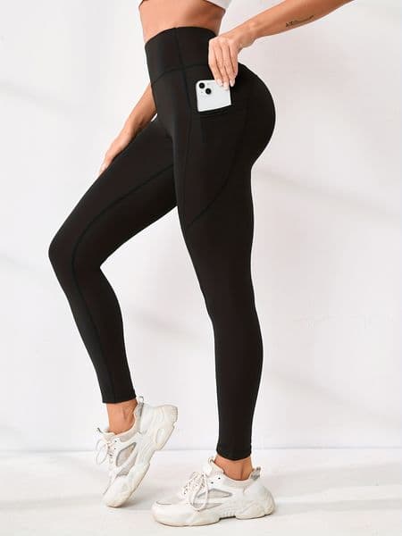 New Hot-Selling Women's Yoga Pants, High Waist, Sexy Slim Fit, Solid Color, Stretchy Tights for Running, Outdoor Sports & Fitness
