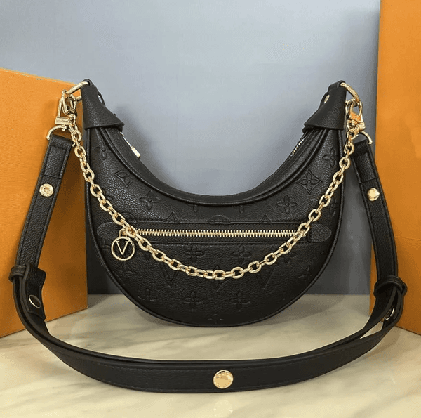Luxury bag Loop Croissant bag shoulder hobo designer Purse M81098 Cosmetic half-moon baguette underarm Handbag crossbody Metal Chain Collection Wome