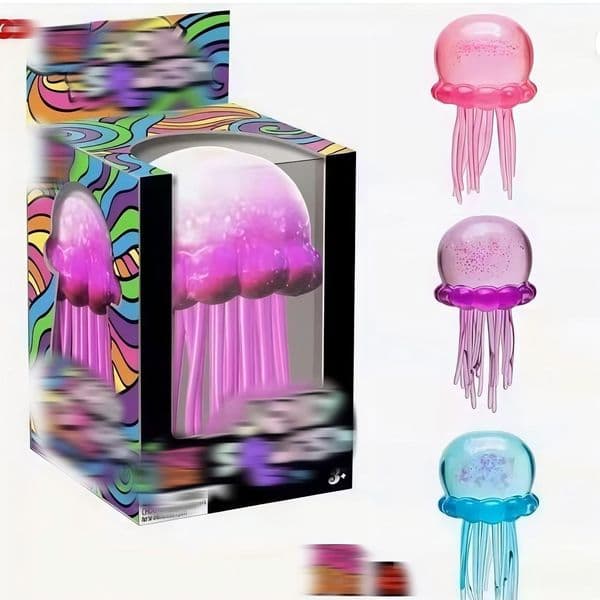 NEEDOH Portable Sensory Squeeze Jellyfish Toy Squishy Stress Relief For Kids Teens Party Table Decor Home Desk Cute Birthday GiftBY AIR