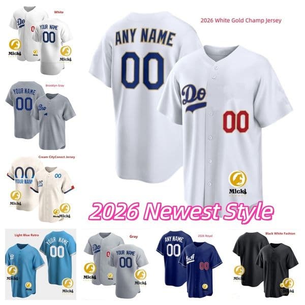 Teoscar Hernandez 2026 Jersey 7 Blake Snell 16 Will Smith 25 Tommy Edman 8 Kike Hernandez 11 Roki Sasaki Baseball Jerseys Custom Stitched