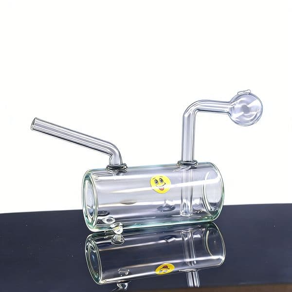 Wholesale USA Popular MINI Oil drum shape Glass water oil burner bongs pipes for smoking with Removable oil banger bowl