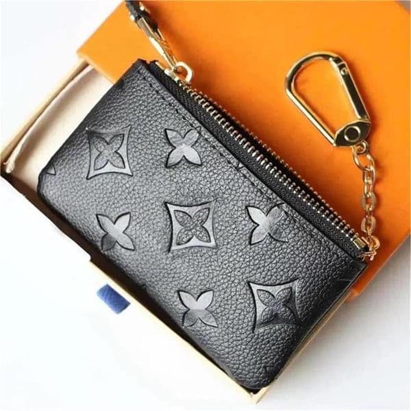 2023 KEY POUCH Designers Mini Wallet Fashion Womens Mens Keychain Ring Credit Card Holder Coin Purse Luxury M62650 box wallet