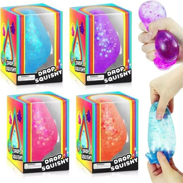 IN Stock 4 Styles Needoh Dream Drop Squishy Toys Needoh Malt Sugar Cube Squishies Anxiety Stress Relief Sensory Toys for Kids and Adults with Autism By Sea