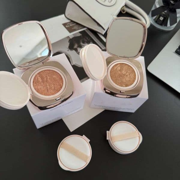 Luminous Skin-Nourishing Cushion Foundation, Moisturizing, Concealing, Long-Lasting, Luxurious Texture, Affordable Alternative, 12g, Full Size