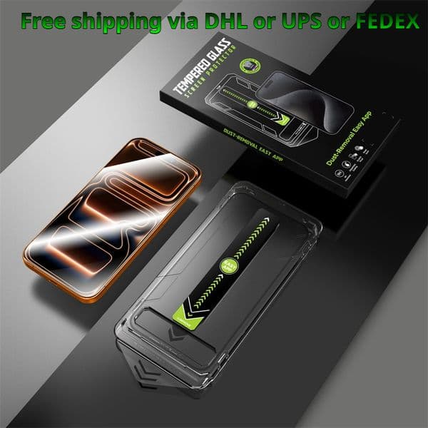 DHL Express rapid delivery High Definition Anti-Spy Tempered Glass Screen Protector for Apple iPhone 17 Plus & Pro Max