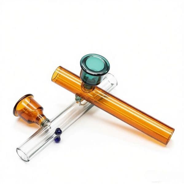 Wholesale colorful MINI Thick heady labs tobacco hand pipes Mini Smoking steamrollers Pipes glass Smoking hand tobacco pipes