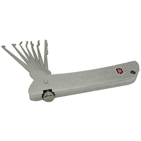Compact Multi-functional 7-Lock Pick Combination Device Ideal For Skilled Unlocking Tasks