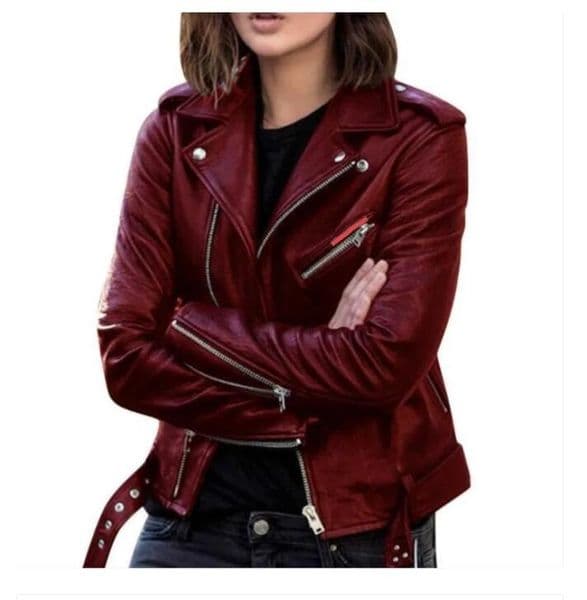 Luxury women Jacket Designer Bike Coat PU Leather Outwear Zipper Baseball Jacket Spring Autumn Fashion Short Female Coats