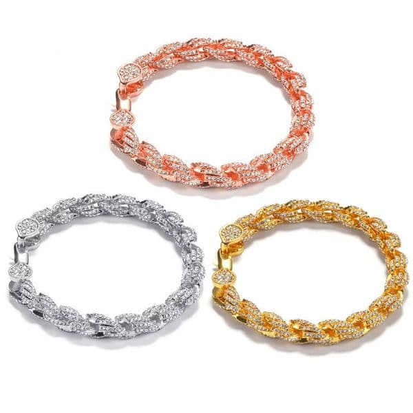 Fashionable Hip-hop Cut Twisted Rope Hemp Rope Bracelet for Men and Women