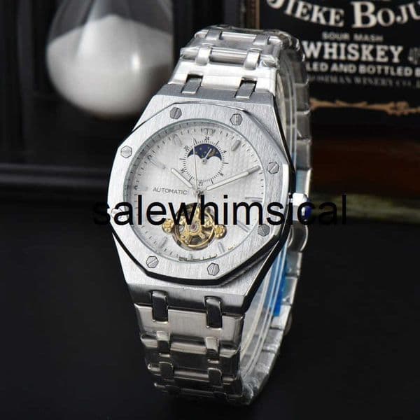 Aaip watch designer Luxury Automatic Mechanical Watch for Men-Stainless Steel Bracelet Sapphire Crystal I8GC