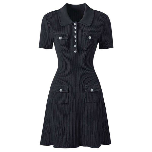 Summer and Autumn New Designer g25 Women's Casual Short sleeved Fragrant Concubine Skirt Knitted Short Skirt 2026