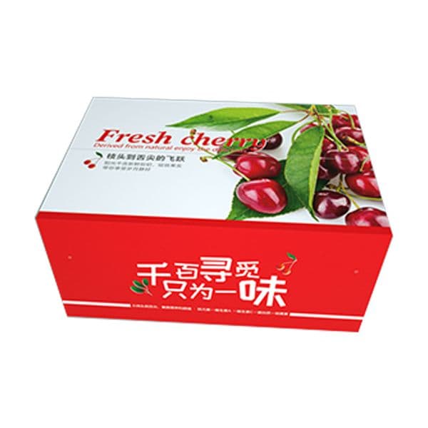 Packaging box,Folding fresh-keeping box, high-end fruit gift box, pressure resistant and thickened fresh express packaging.
