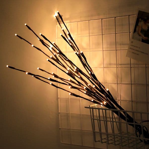 Artificial Branch Lights 20LED String Lights Ins Style Room Decor Lamp for Wedding Vase