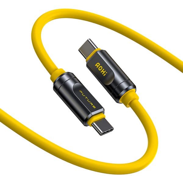 AOHI THE FUTURE Adonis USB4 2.0 Type C Cable 240W Fast Charging 3.3FT (120Gbps/ 8K/ PD3.1) For MacBook iPad