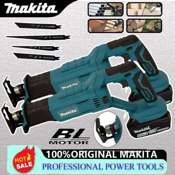 Makita Brushless Reciprocating High-Power Cutting Handheld Multifunctional Household Small Electric Saw No Battery