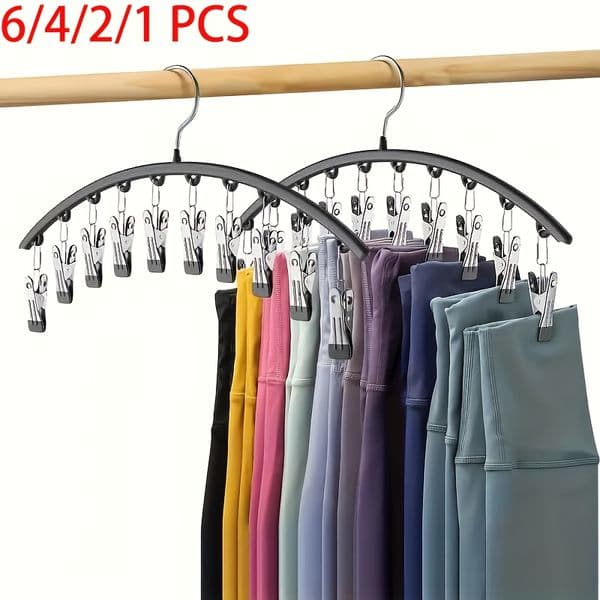 Compact Design Multi Clip Wall Hooks by Material: Hang Up Your Fitness Wear Securely Inside Any Vehicle