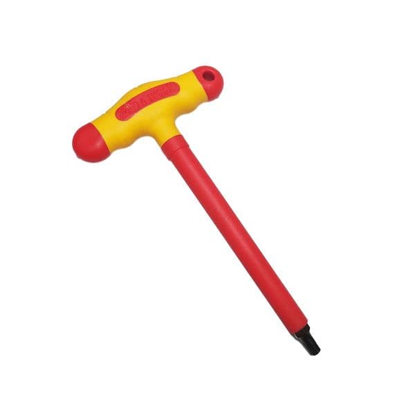 SFREYA S630 Injection molded insulation T-shaped plumeria wrench High Quality Insulated Hand Tools Universal Electrician Tools with Voltage Protection
