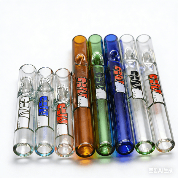 Colorful Portable 11.5cm/17.5cm Thick heady Labs Glass herb tobacco Pipe mini Brand glass hand pipe Steamrollers pipes for smoking