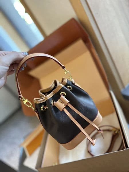 Luxury Designer bags Nano noe Crossbody Shoulder Bag Women Mini drawstring bucket bags Luxury vintage classic Handbag High Quality Tote Fashion Purse