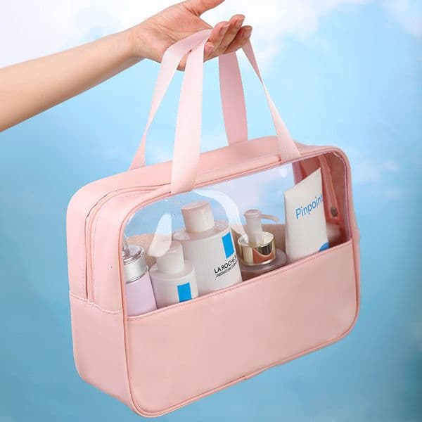 Bestseller Transparent Travel Toiletry Beach Waterproof Storage High-Value Light Luxury Ins Style Makeup Bag Wholesale Ddmytues